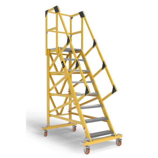  ESCALERA TIPO AVION 7 PASOS FIBRA DE VIDRIO MARCA HORN