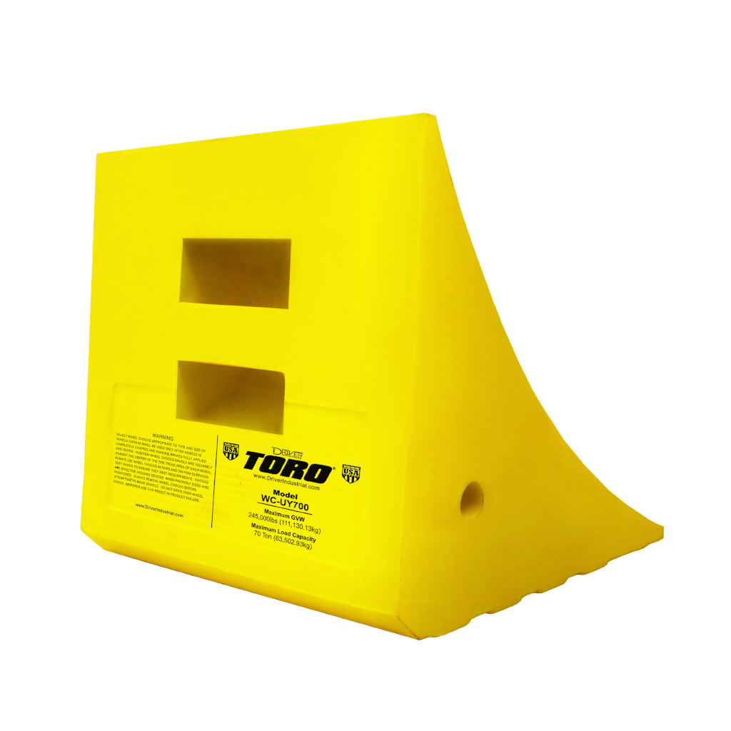 TACO DE POLIURETANO 70 TONELADAS WC-UY700 CERTIFICADO - TORO WHEEL CHOCKS